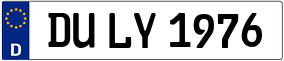 Truck License Plate